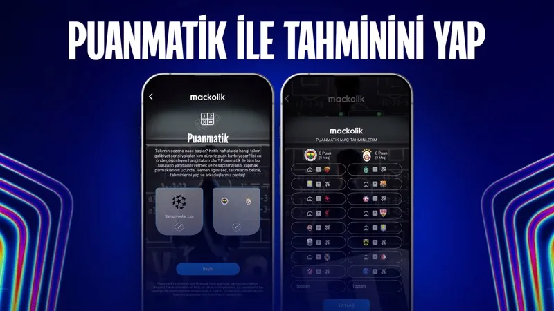 Puanmatik ile 'hesap vakti'