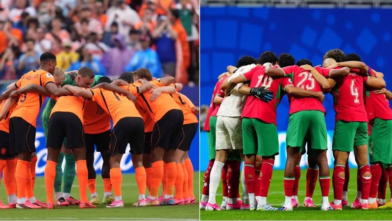 Hollanda ve Fas son 16 için sahada