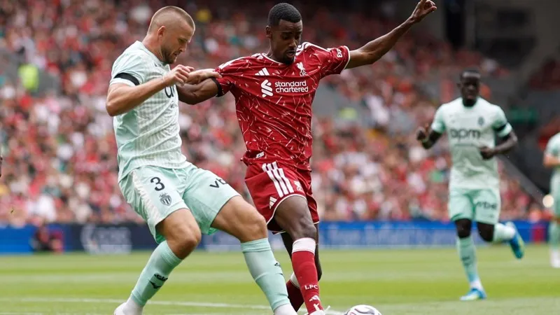 Liverpool, Monaco'ya mağlup