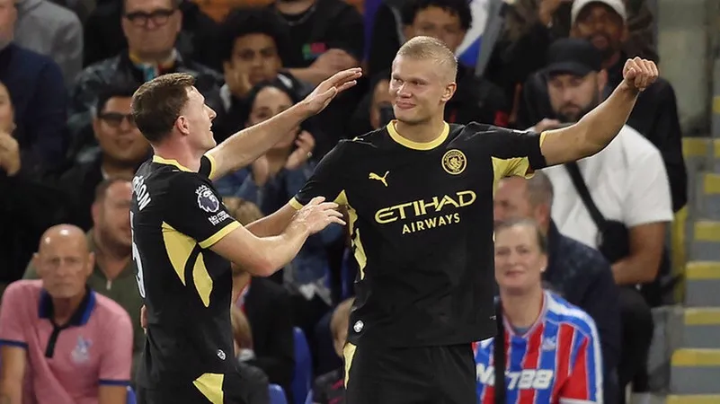 Manchester City, Haaland'la güldü